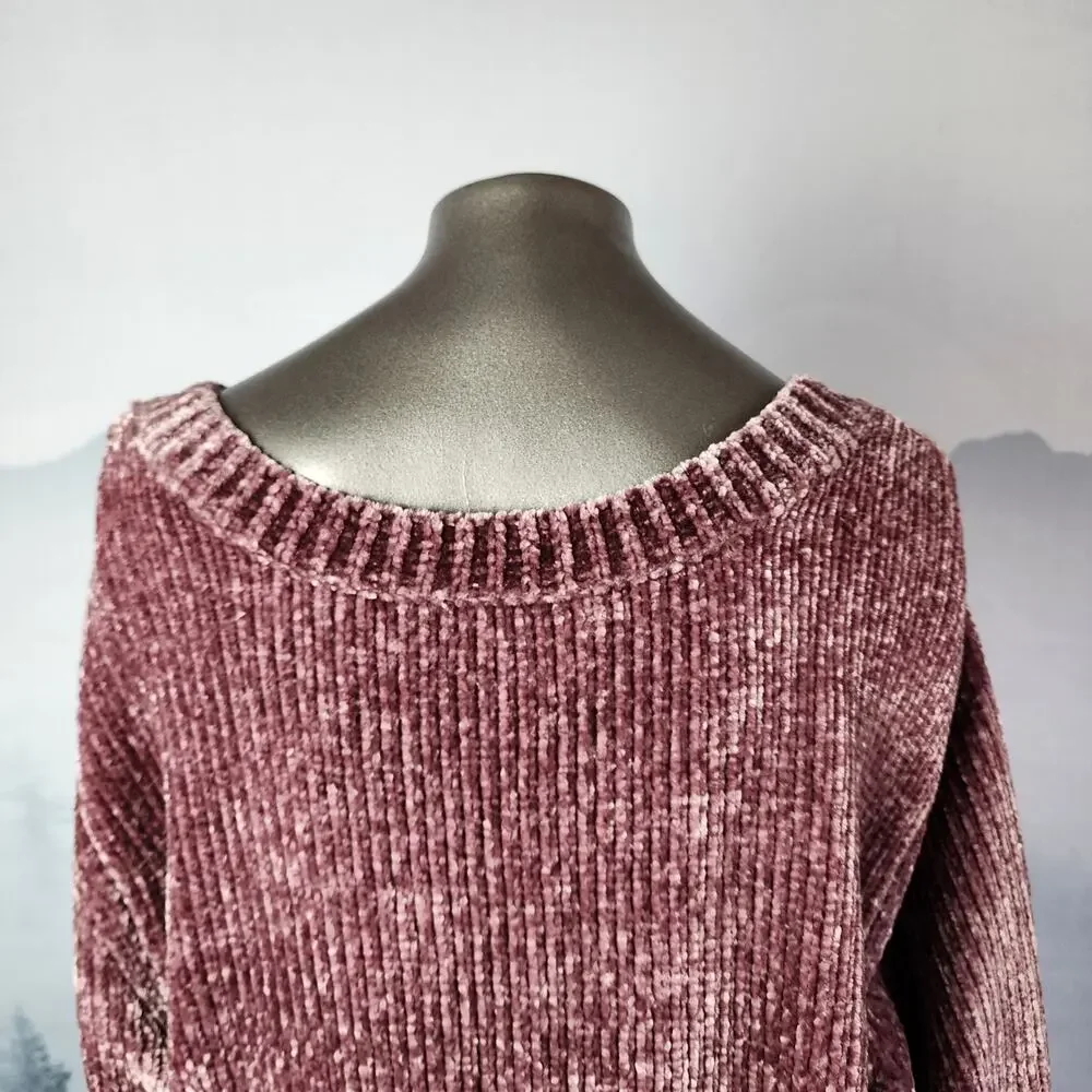 Orvis V-Neck Chenille Knit Sweater | Women's XXL